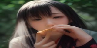 豆包网页版AI智能对话界面，用户与AI进行多轮问答，深色背景紫色渐变对话气泡